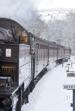 oxenhope santa express december 18 2010 steam engine behind deisel sm.jpg